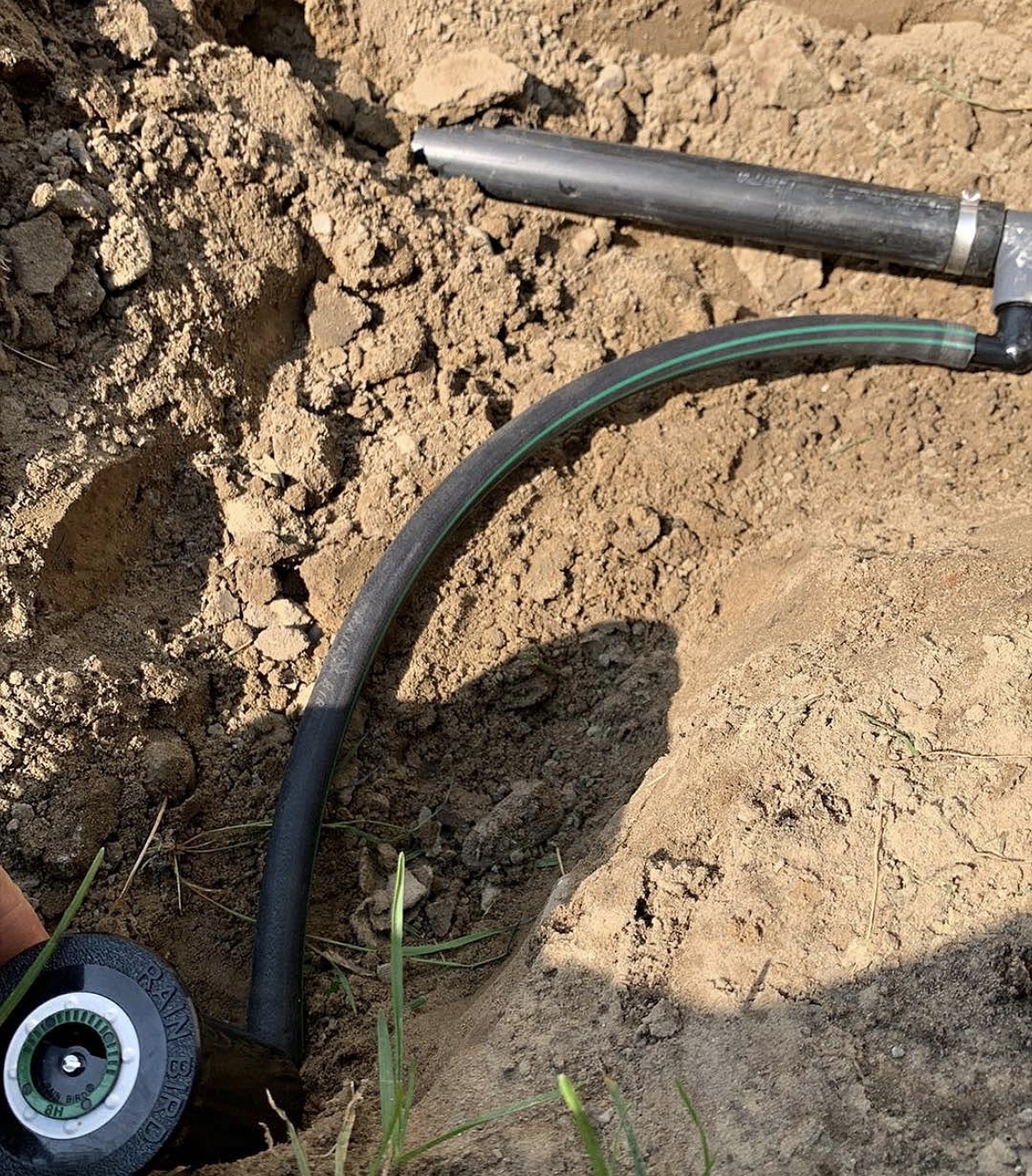 During Repair project image for Shelby Township Sprinkler System Revamp: Complete 9-Valve Manifold Replacement, Wire Tracking & Irrigation Repair