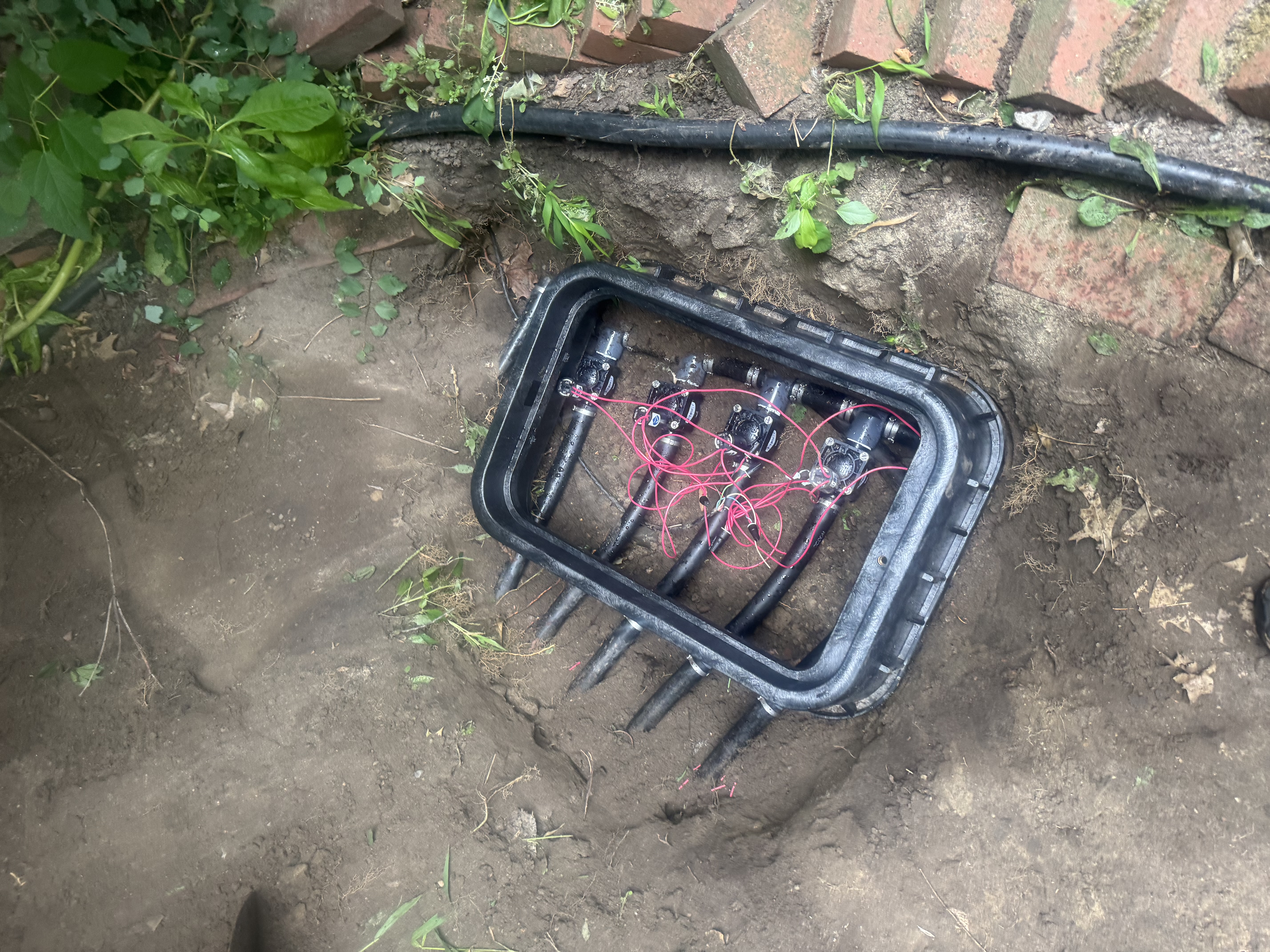 After project image for Shelby Township Sprinkler System Revamp: Complete 9-Valve Manifold Replacement, Wire Tracking & Irrigation Repair