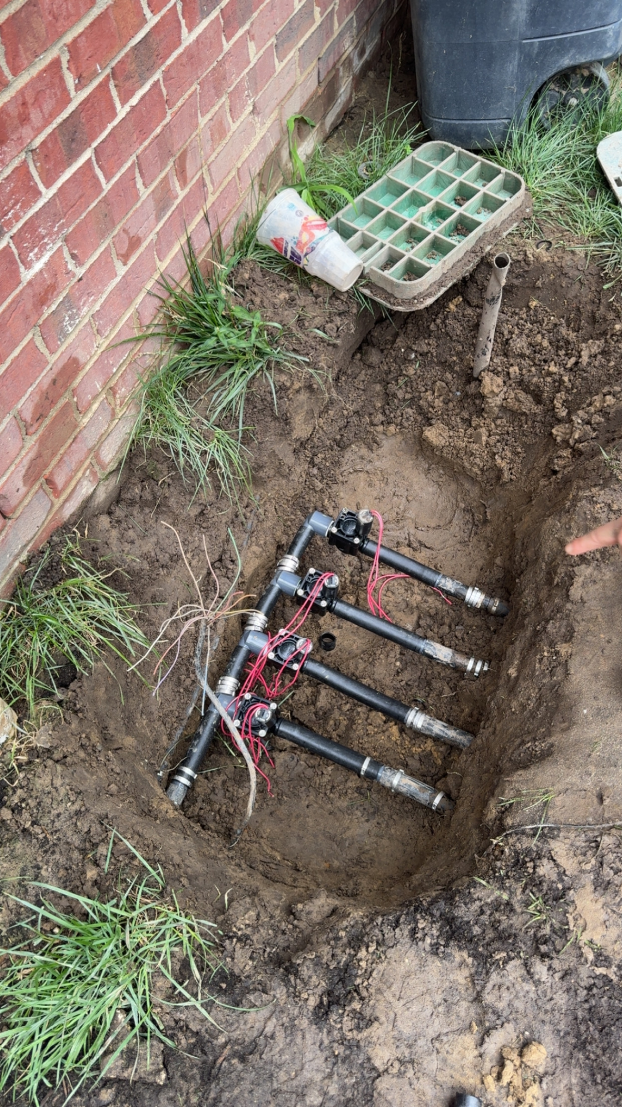 During Repair project image for Thinking About Switching Sprinkler Companies? What Michigan Homeowners Should Expect